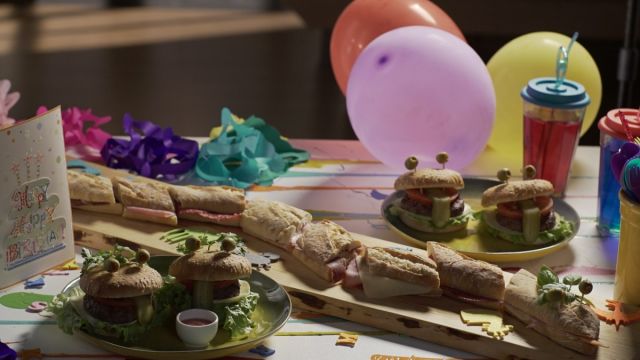 Sanduíche Cobra e Caras de Hambúrguer