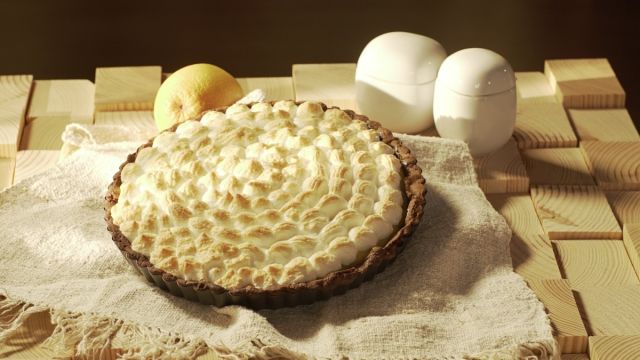 Tarte de Cacau e Laranja Merengada