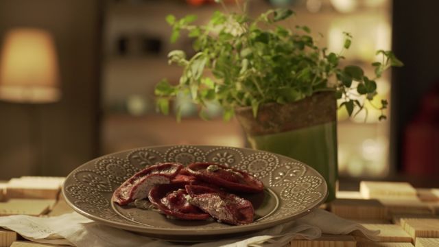 Raviolis de Beterraba