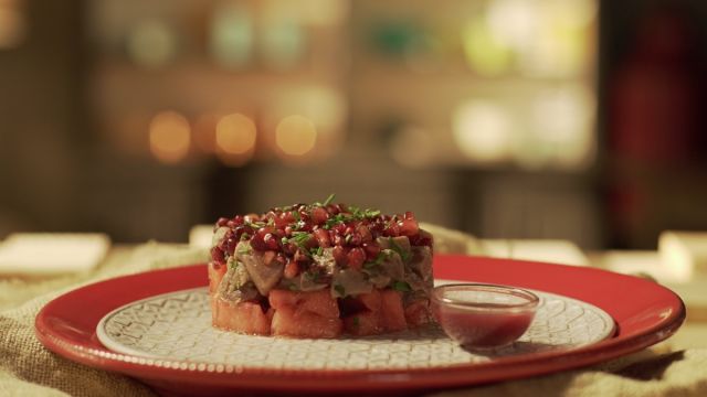 Tártaro de Atum e Melancia