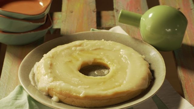 Pudim de Grão de Bico e Laranja