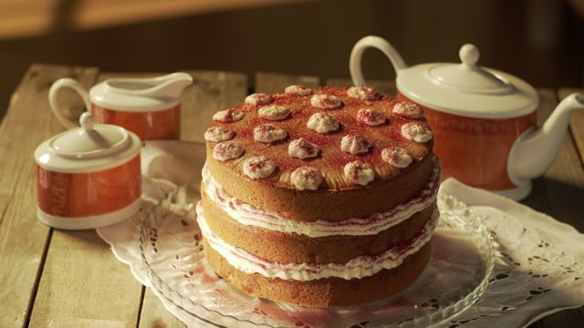 Bolo de Earl Grey e Baunilha