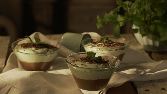 Tacinhas de Chocolate e Menta