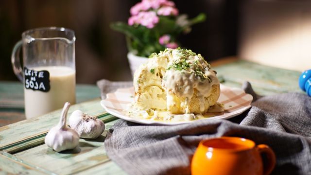 Couve-Flor no Forno (sem lactose)