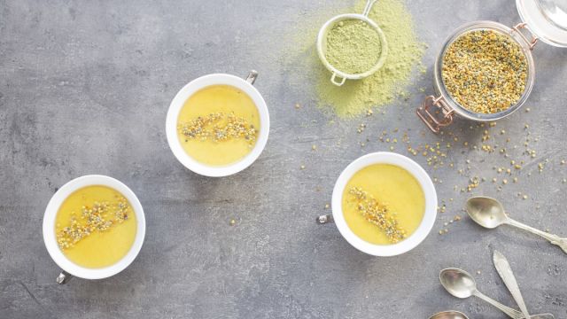 Panacota de Matcha e Mel