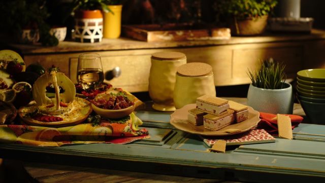 Sanduíche de Gelado de Morango