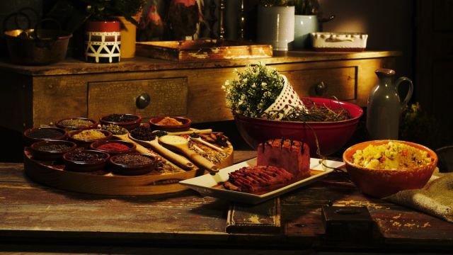 Fiambre com Especiarias e Couscous