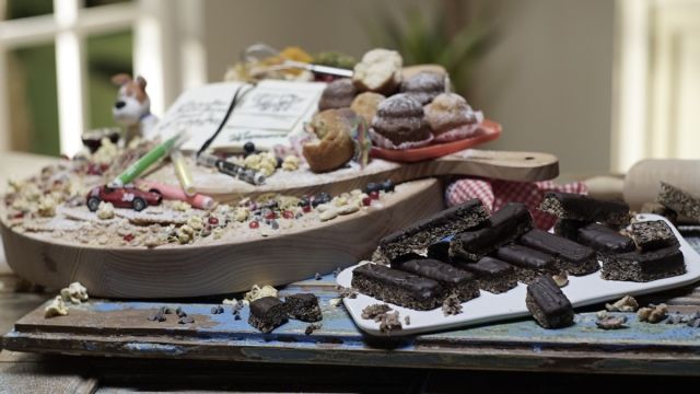 Barritas de Frutos Secos e Cereais