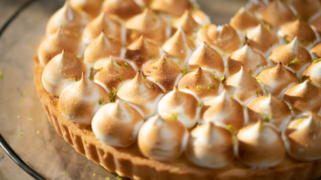Tarte de Limão e Lima com Merengue