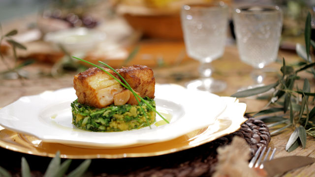 Bacalhau Confitado com Azeite