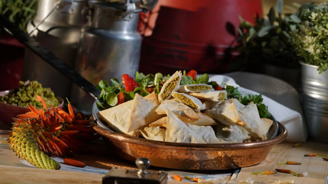 Chamuças de Bróculos e Atum