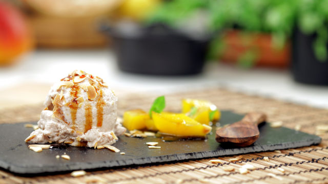 Gelado de Banana e Côco