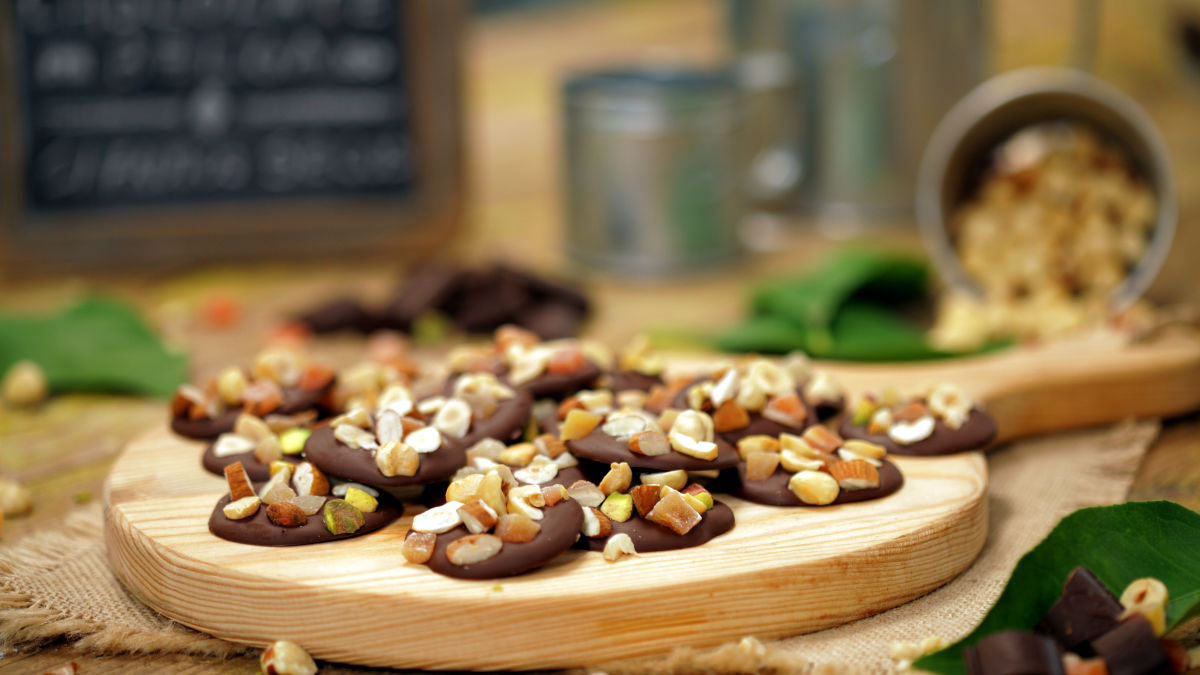 Chocolate Belga com Frutos Secos