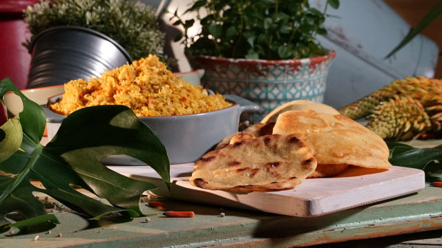 Chutney de Bacalhau com Pão de Frigideira