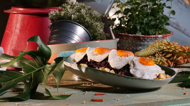 Minchi com Ovo Estrelado