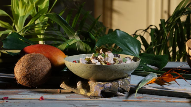 Sopa Picante de Frango e Coco