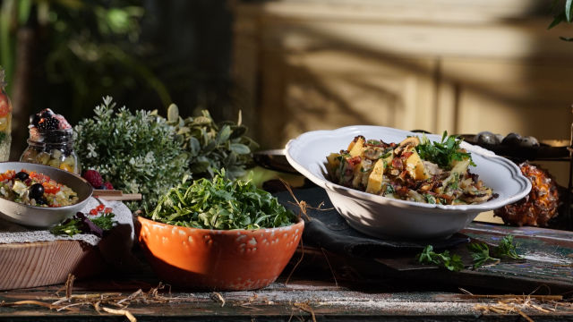 Salada Quente de Batata