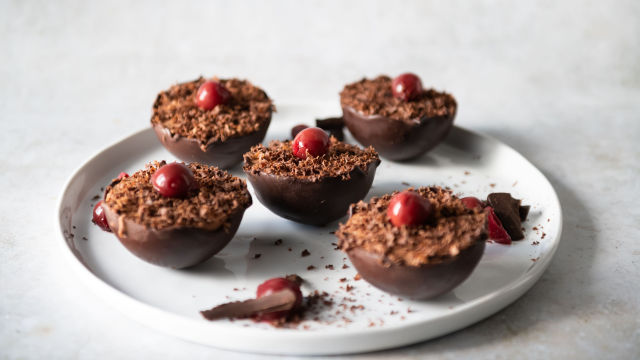 Mousse de Chocolate para Comer à Mão