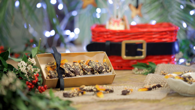 Farripas de Laranja com Chocolate e Ginguba