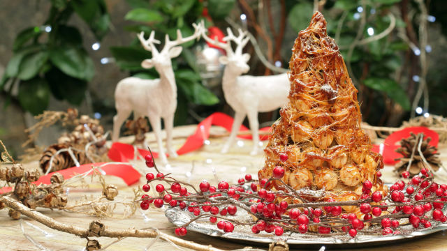 Pinha de Natal com Suspiros