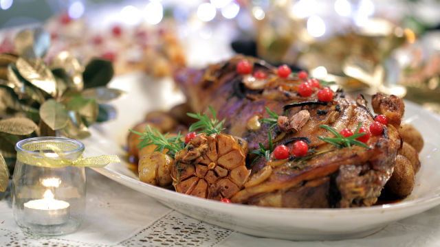 Perna de Borrego com Batatas em gomos