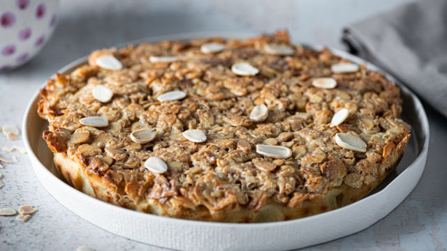 Tarte de Amêndoa e Caramelo