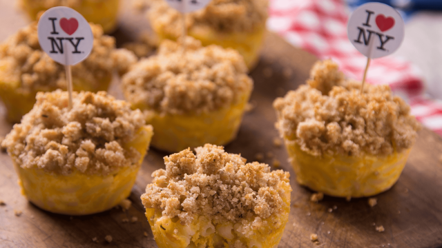 Mini Muffins de Mac & Cheese