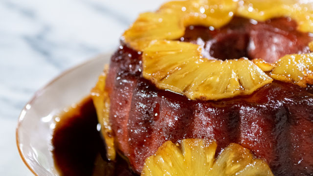 Pudim Flan com Ananás