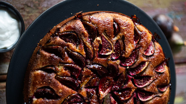 Bolo de Figos e Amêndoa