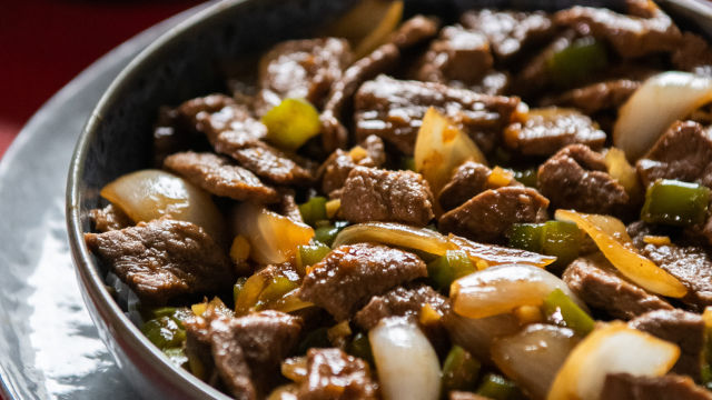 Vaca com Molho de Ostras