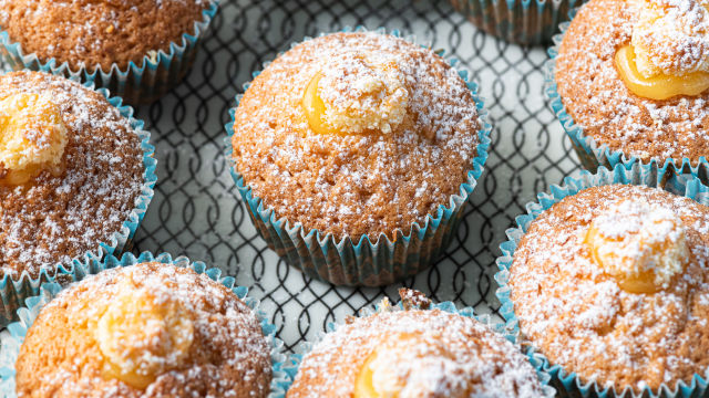 Bolinhos com Curd de Tangerina