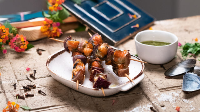 Espetadas de Mexilhão