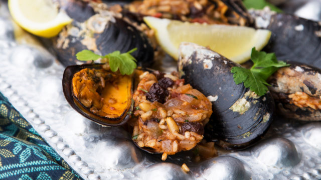 Mexilhões Recheados