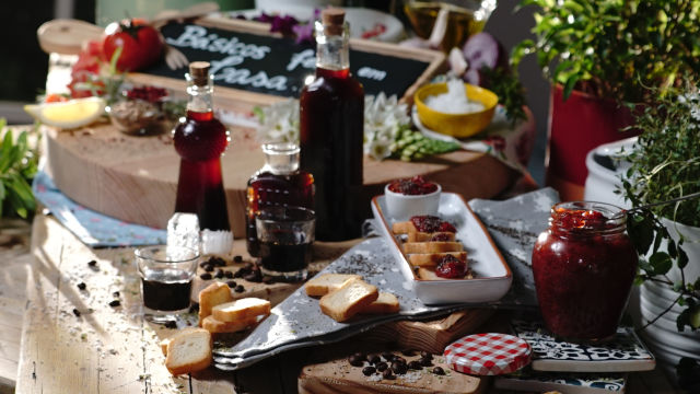 Licor de Café e Compota de Morango e Chia