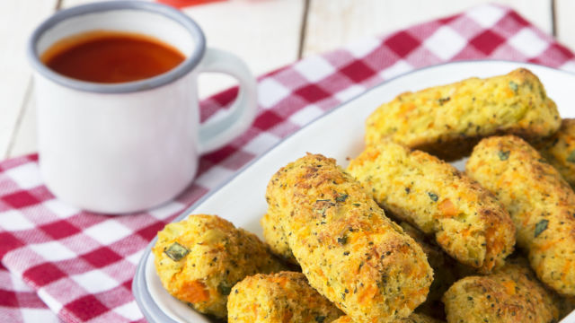 Croquetes de Cenoura e Brócolos