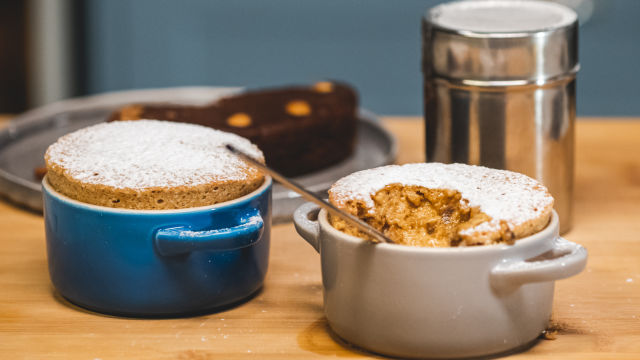 Suflê de Bolo de Mel | Madeira