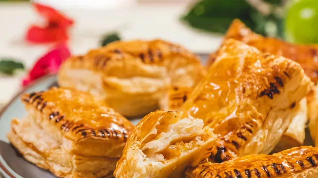 Folhados de Maçã e Farinheira