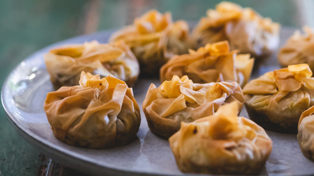 Trouxas de Carne e Especiarias