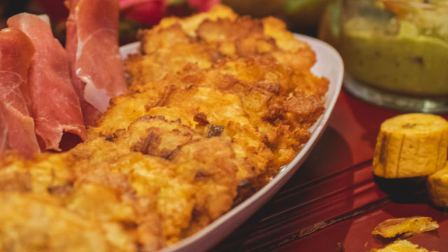 Patacones Colombianos com Toppings Variados