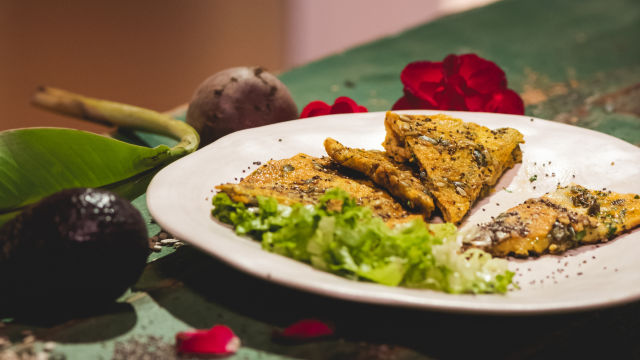 Omeleta Crocante com Queijo