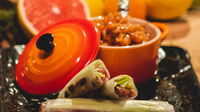 Magret de Pato com Toranja