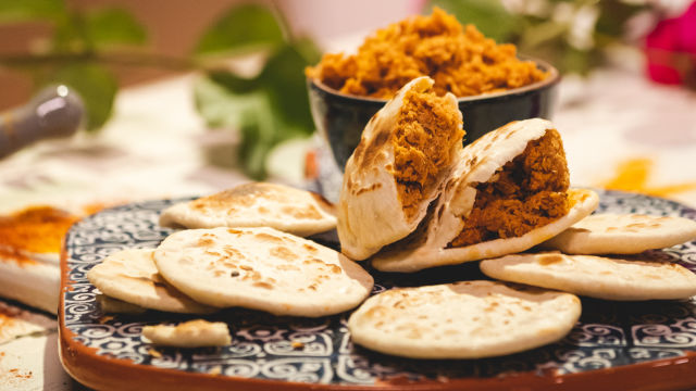 Atum Picante com Chapati