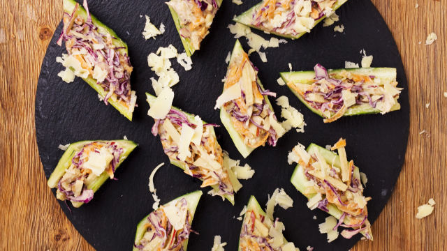 Slaw de Frango no Pepino