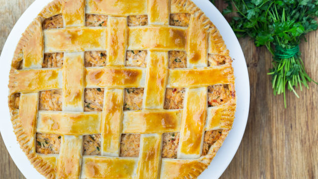 Tarte de Frango, Alheira e Requeijão