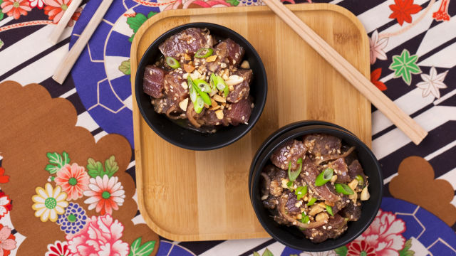 Salada de Atum Marinado