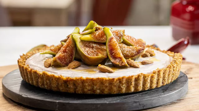 Tarte de Amêndoa e Figos