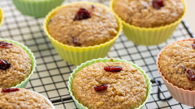 Queques de Aveia, Arandos e Banana