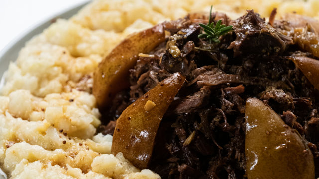 Beijinho de Vaca com Pera Rocha