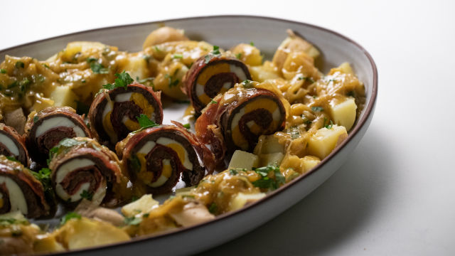 Rolinhos de Fígado à Transmontana