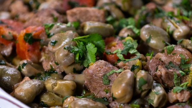 Favas com Carne